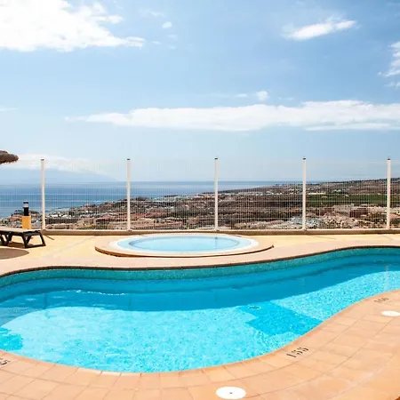 Apartment Rooftop With Ocean View And Heated Pool Costa Adeje (Tenerife)